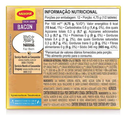 CALDO MAGGI SABOR PANCETA 57G