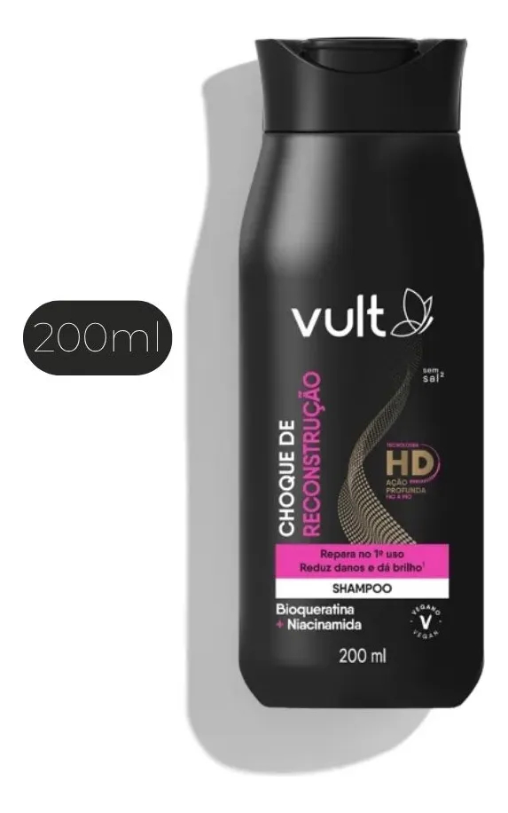 SHAMPOO VULT CHOQUE DE RECONSTRUCCIÓN 200ML