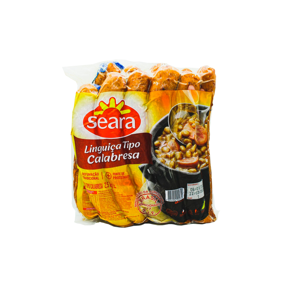 LINGUIÇA CALABRESA SEARA - 2,5kg