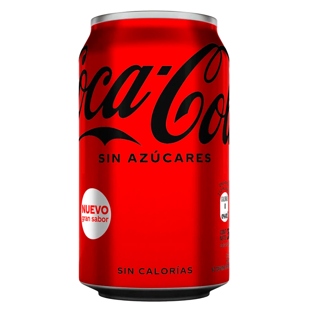 COCA-COLA CERO 350ml - LATA