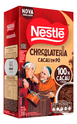 CACAU EN POLVO 100% NESTLÉ 200g 