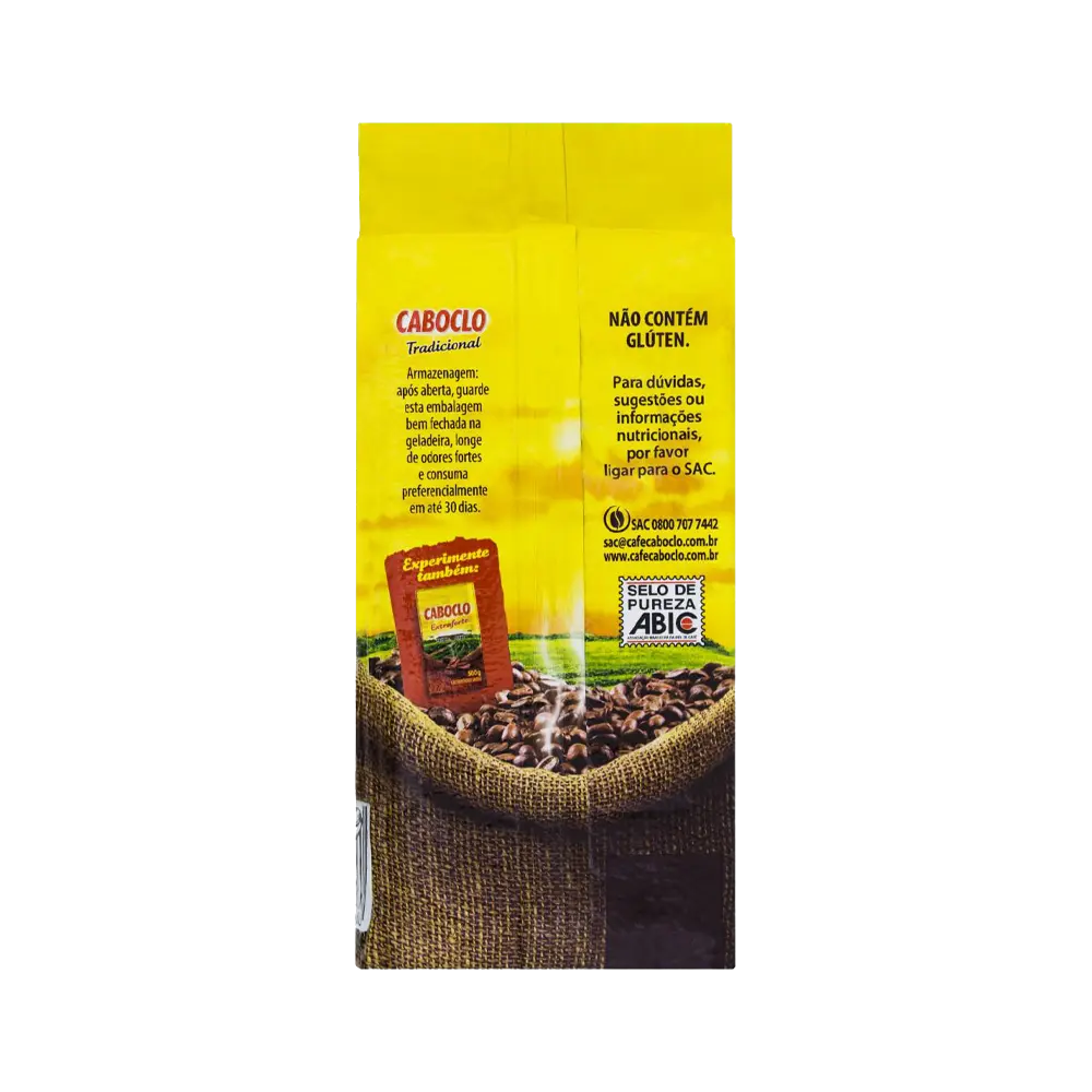 Pack Cafe Molido Caboclo Extrafuerte 500g - 6 Unidades