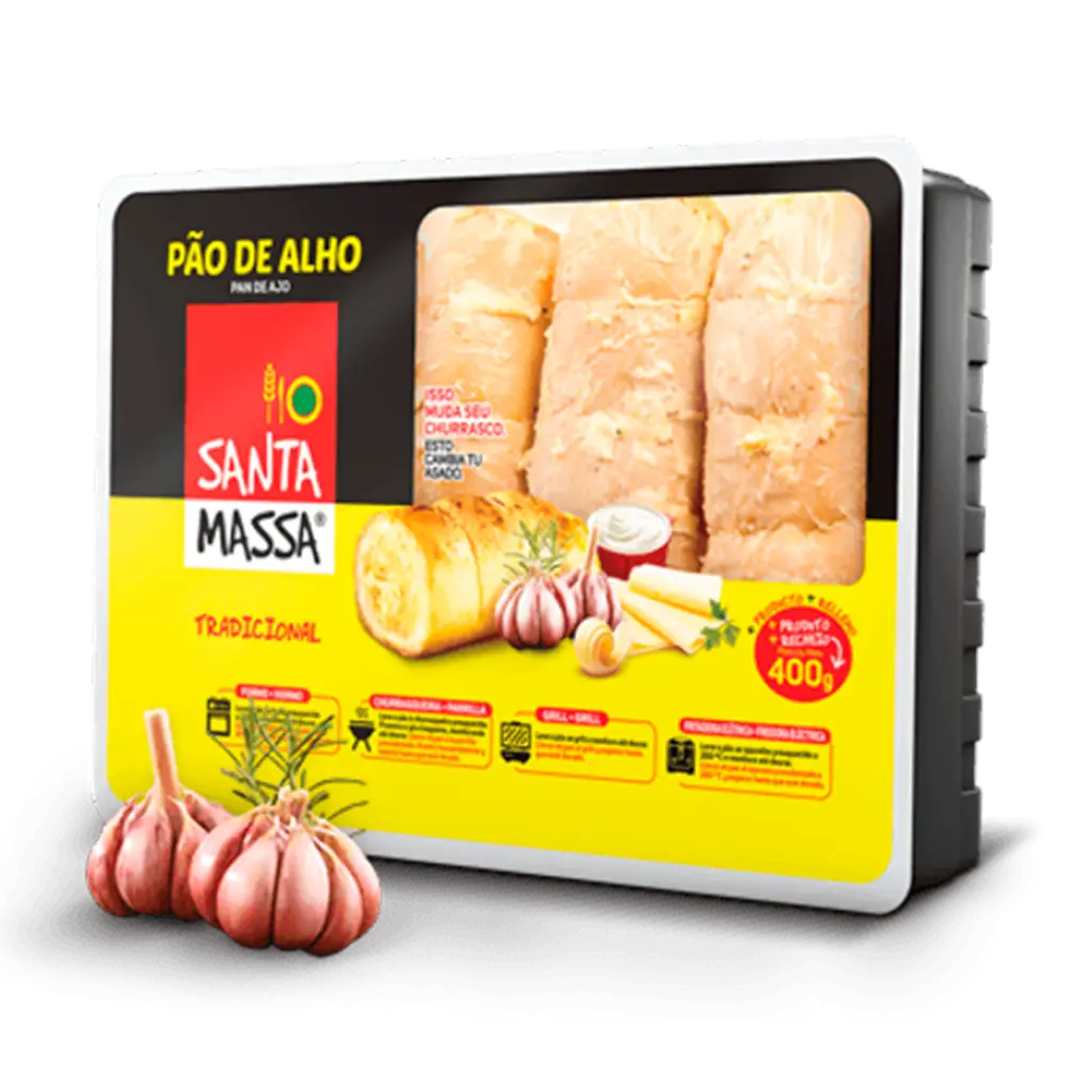 PAN DE AJO SANTA MASA 5 UNI - 400G - LADO.webp