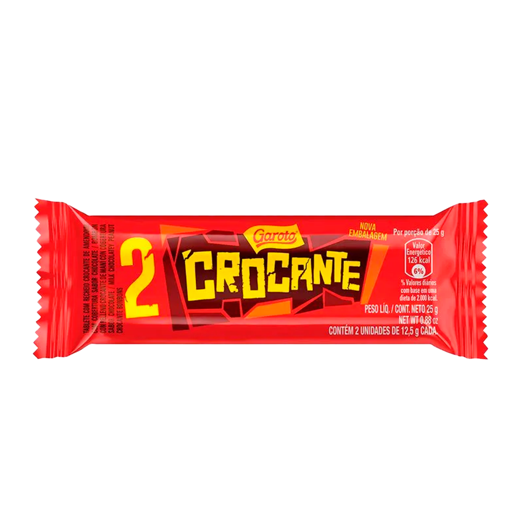 CHOCOLATE CROCANTE GAROTO 25g