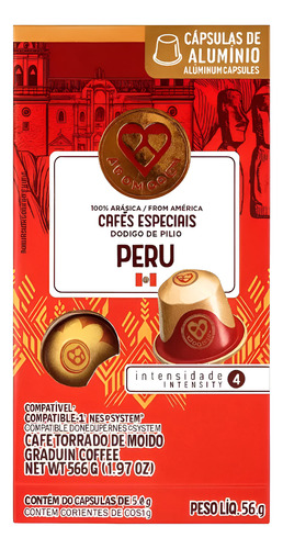 CÁPSULAS 3 CORAZONES ESPECIALES PERÚ ALUMINIO 56g