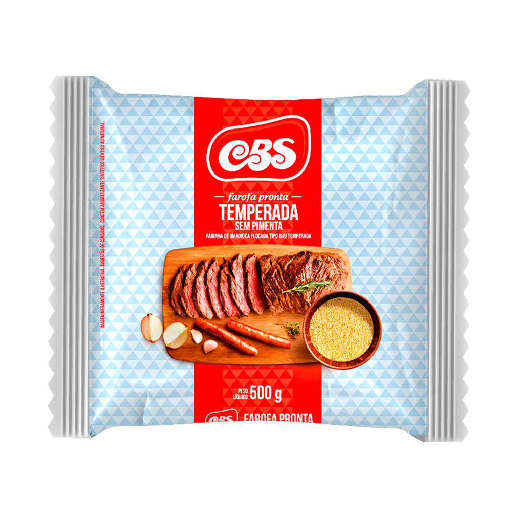FAROFA CBS SAZONADA SIN PIMIENTA 500g