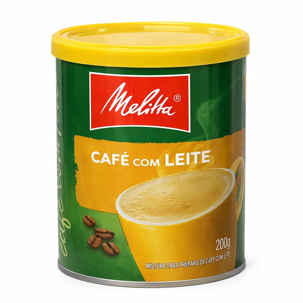 CAFE MELITTA C LEITE LATA 200G