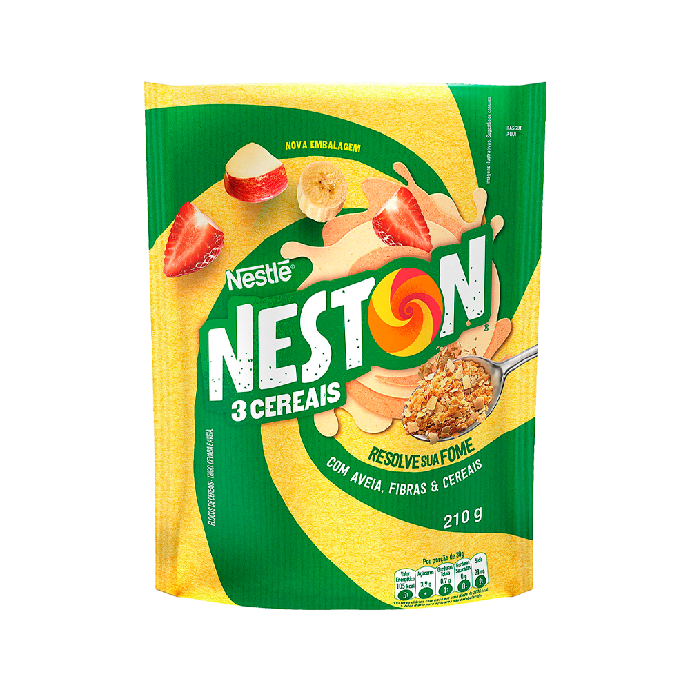 NESTON EM PÓ 3 CEREAIS - 210g