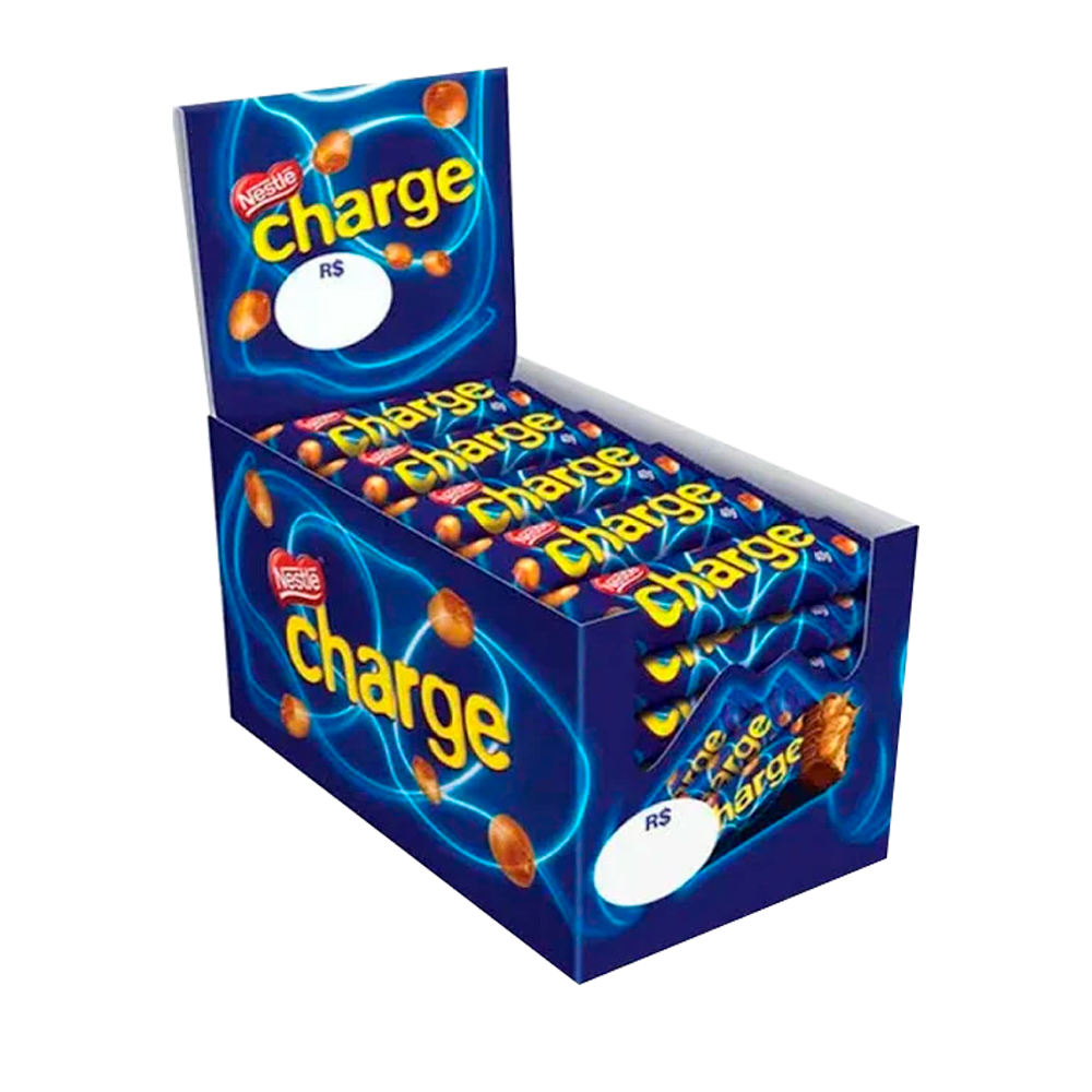 DISPLAY DE CHOCOLATES  NESTLÉ CHARGE - 30 Unidades 