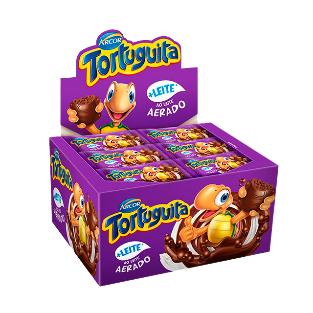 DISPLAY DE CHOCOLATES TORTUGUITA AERADO - 24 Unidades
