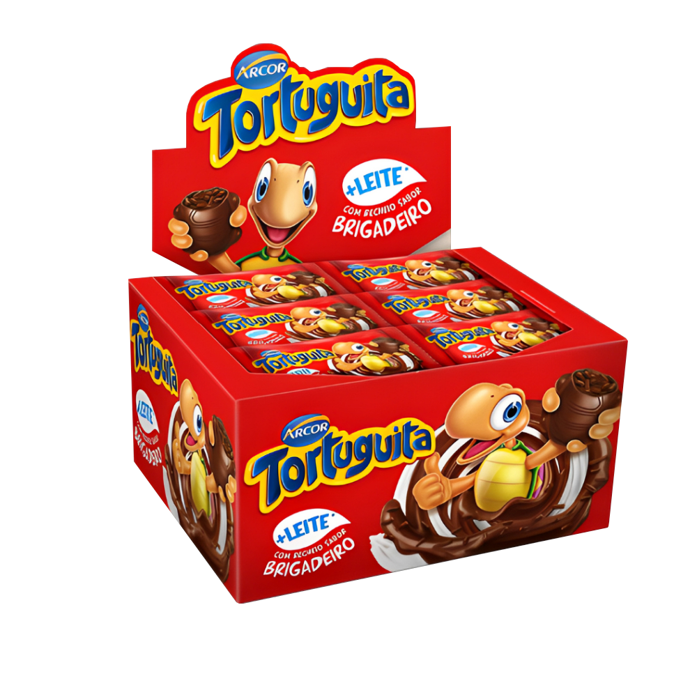 DISPLAY DE CHOCOLATES TORTUGUITA BRIGADEIRO - 24 Unidades