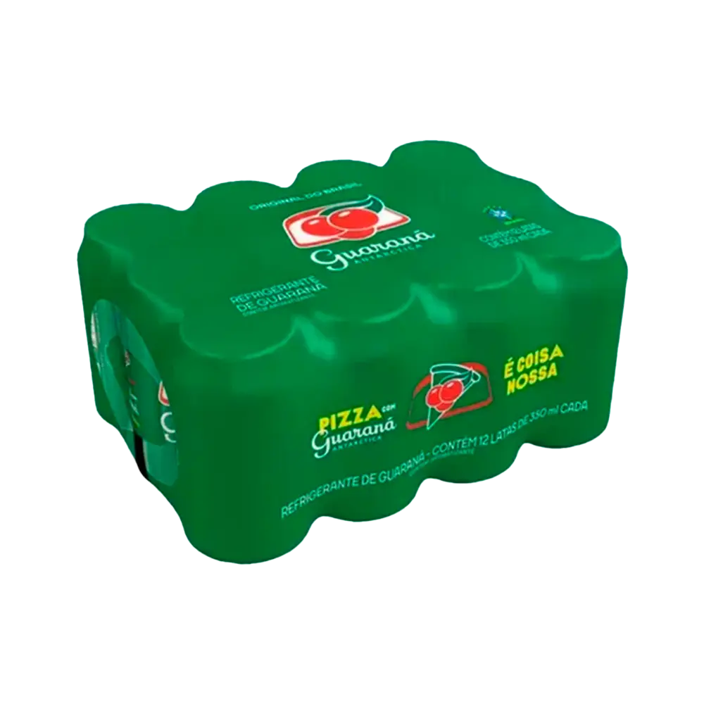 PACK DE GASEOSA GUARANÁ ANTÁRCTICA LATA 350ml - 12 Unidades