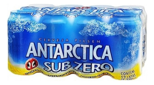 PACK DE CERVEZA ANTARCTICA SUBZERO - 473ML - 12 UNI