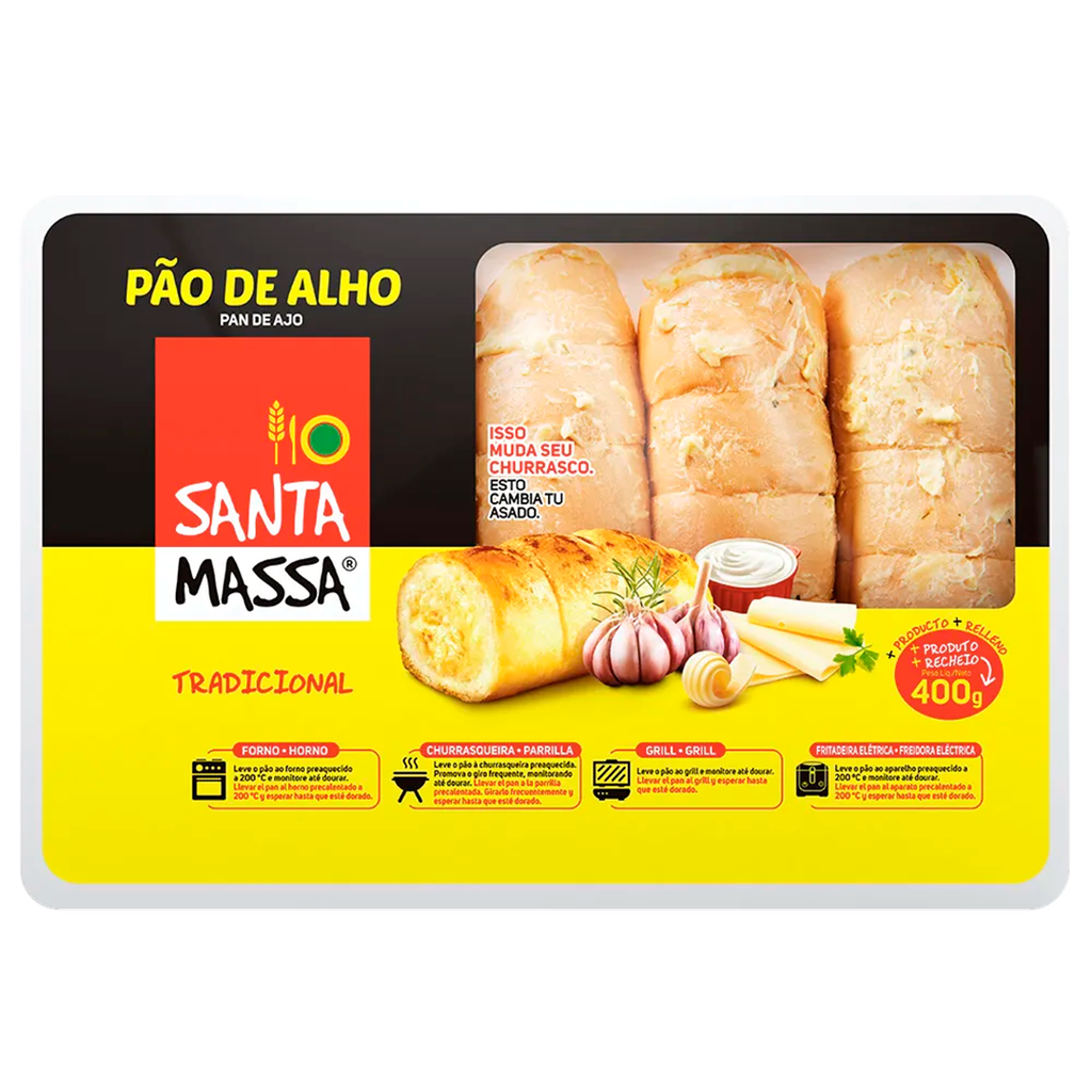 PAN DE AJO SANTA MASA 5 UNI - 400G