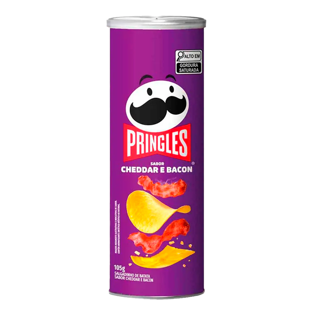 PRINGLES CHEDDAR CON BACON - 105G