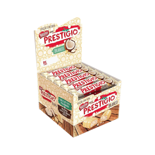 [D00276] EMPAQUE DE CHOCOLATES PRESTIGIO BLANCO - 30 UNIDADES