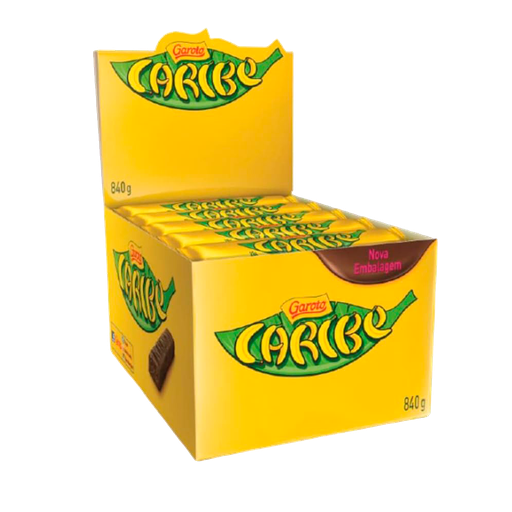 [DP000270] DISPLAY DE CHOCOLATES GAROTO CARIBE - 30 Unidades