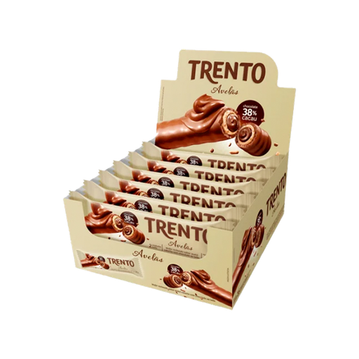 [D00285] DISPLAY DE CHOCOLATES TRENTO AVELÃ - 16 Unidades
