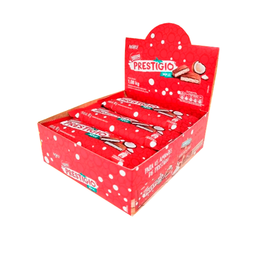 [DP000393] DISPLAY DE CHOCOLATES PRESTÍGIO MAXI - 12 Unidades
