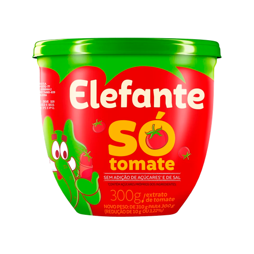 [00468] PURÉ DE TOMATE ELEFANTE - 300G