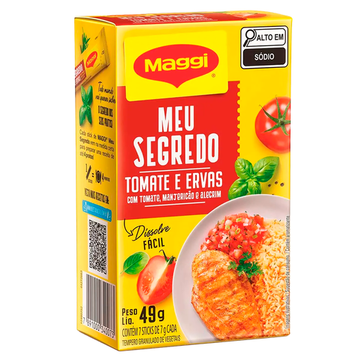 [00508] CONDIMENTO MAGGI MEU SEGREDO TOMATE Y HIERVAS - 49G
