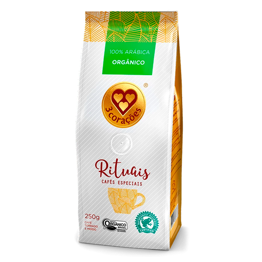 [00514] CAFÉ 3 CORAÇÕES RITUAIS ORGÁNICO 100% ARABICA - 250G