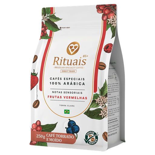 [00511] CAFÉ 3 CORAÇÕES MOLIDO RITUAIS  FRUTOS ROJOS - 250G