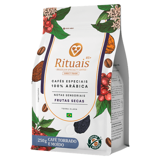 [00512] CAFÉ 3 CORAÇÕES MOLIDO RITUAIS  FRUTOS SECOS - 250G