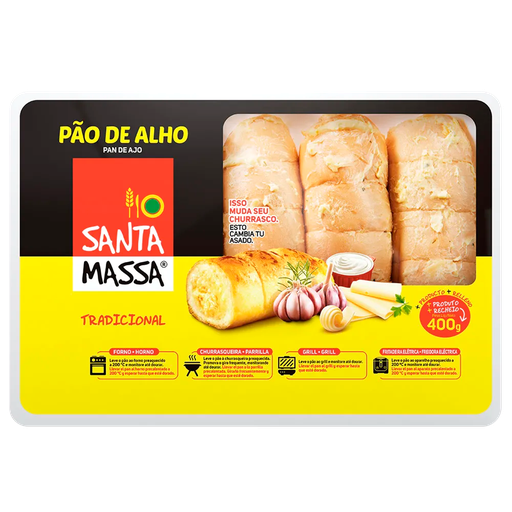 [00544] PAN DE AJO SANTA MASA 5 UNI - 400G