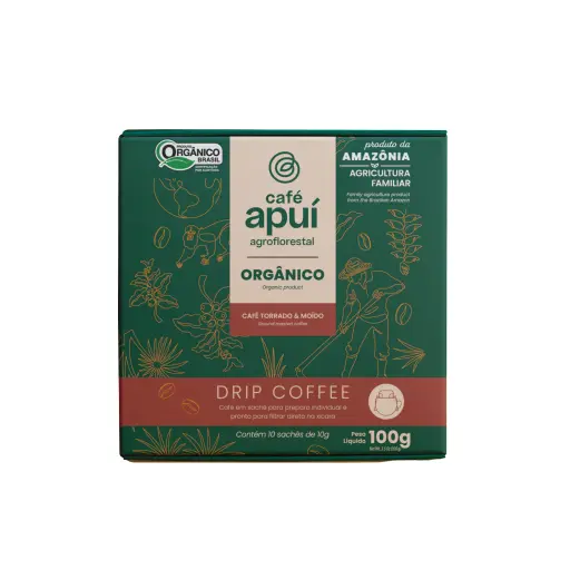 CAFÉ APUÍ AGROFORESTAL ORGÁNICO - CAFÉ FILTRADO 100G
