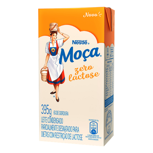 [010842] LEITE CONDENSADO ZERO LACTOSE NESTLÉ MOÇA 395g