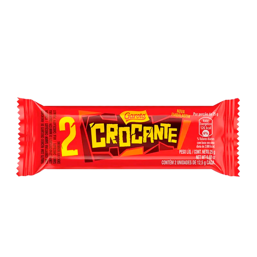[010906] CHOCOLATE GAROTO CROCANTE 25g