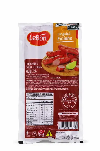 [011862] LINGUICA FININHA LEBON 215G